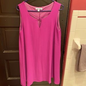 She and Sky Magenta shift/flowy dress